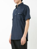polka dot short sleeve shirt