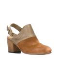 buckled sling back boots