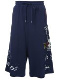 multiple embroideries shorts