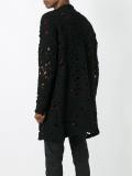 open knit cardigan