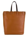 frilled rectangular shoulder bag