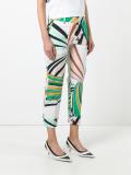 straight cropped trousers