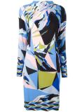 abstract print dress