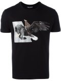 winged horse print T-shirt