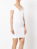 deep V-neck dress