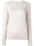 round neck fine knit jumper