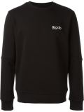 embroidered logo sweater