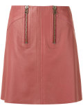 leather skirt