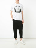 face print T-shirt