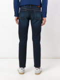 mid-rise straight jeans