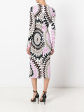 longsleeved printed dress 