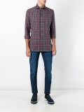 plaid button down shirt