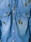 destroyed denim shirt