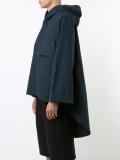 hooded cape jacket 