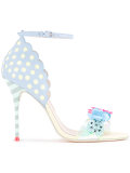 floral sequins sandals 