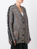 embellished sleeve cardigan