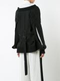 zipped oversized jacket 