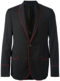 ribbon trim blazer
