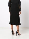 sheer panel skirt 