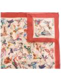 bird print scarf 