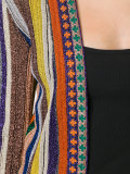 striped midi cardigan