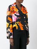 floral print blazer
