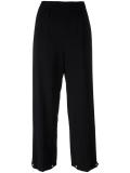 cady button cuff trousers