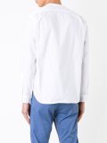 collarless button down shirt