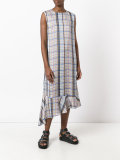 asymmetric drop waist dress