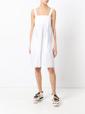 flared sleeveless dress
