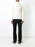 ribbed roll neck jumper