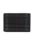 plaid bi-fold wallet