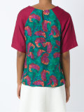 abstract print blouse