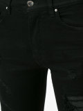 distressed skinny jeans