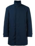 zipped mid  coat