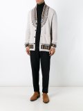 intarsia knit cardigan 
