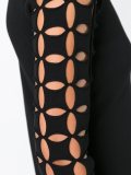 cut-off sleeve detailing dress