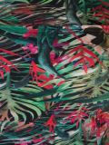 floral print strapless swimsuit