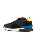 paneled lace-up sneakers