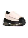 platform colour block sandals