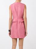ruffled waistband dress