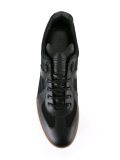 textured panelled sneakers