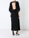 ruffled sleeve dress