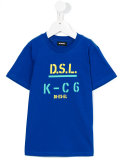 printed text T-shirt