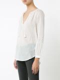 tassel peasant blouse