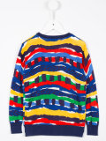 Portia striped dot cardigan