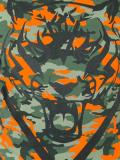 camouflage print T-shirt