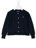 ruffled hem cardigan
