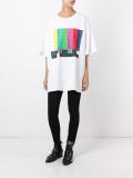 oversized printed front T-shirt