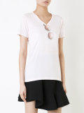 sunglasses print T-shirt